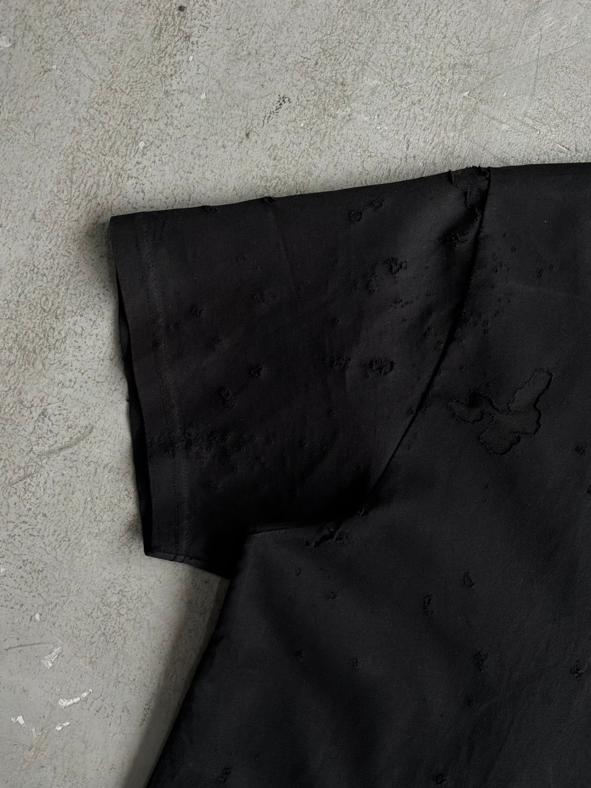 Givenchy Script Distressed Tee