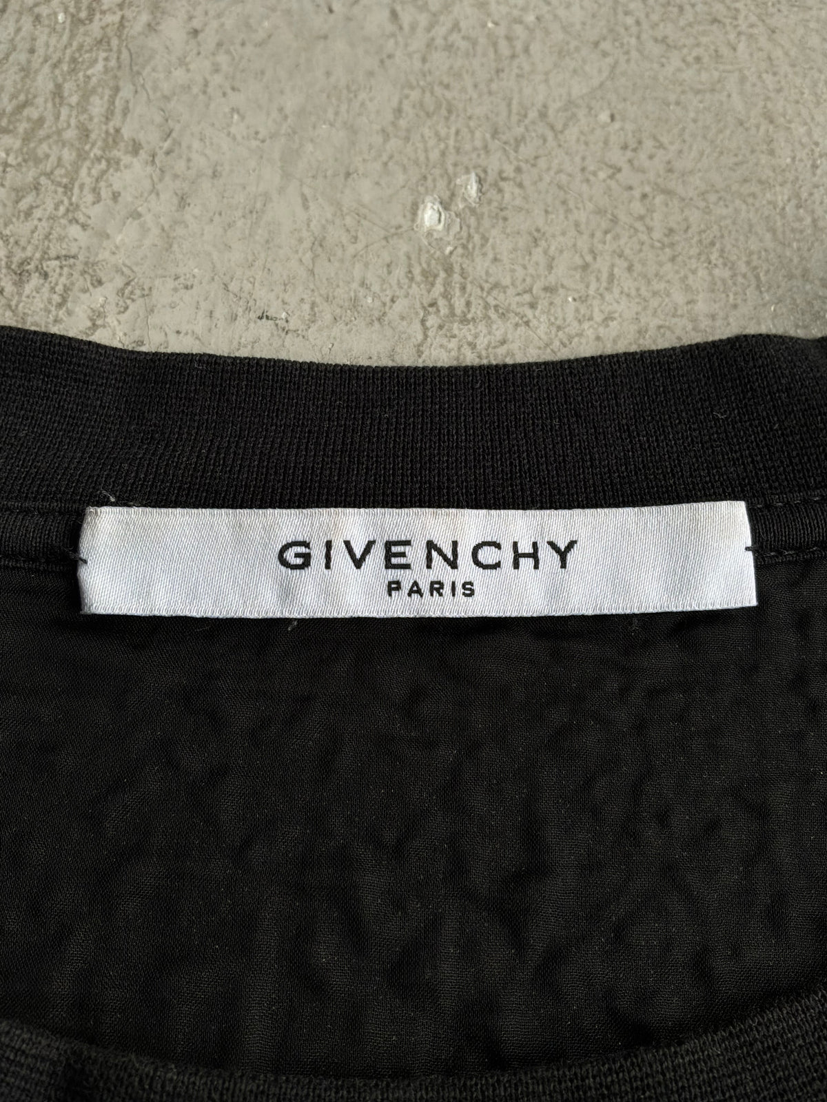 Givenchy Script Distressed Tee