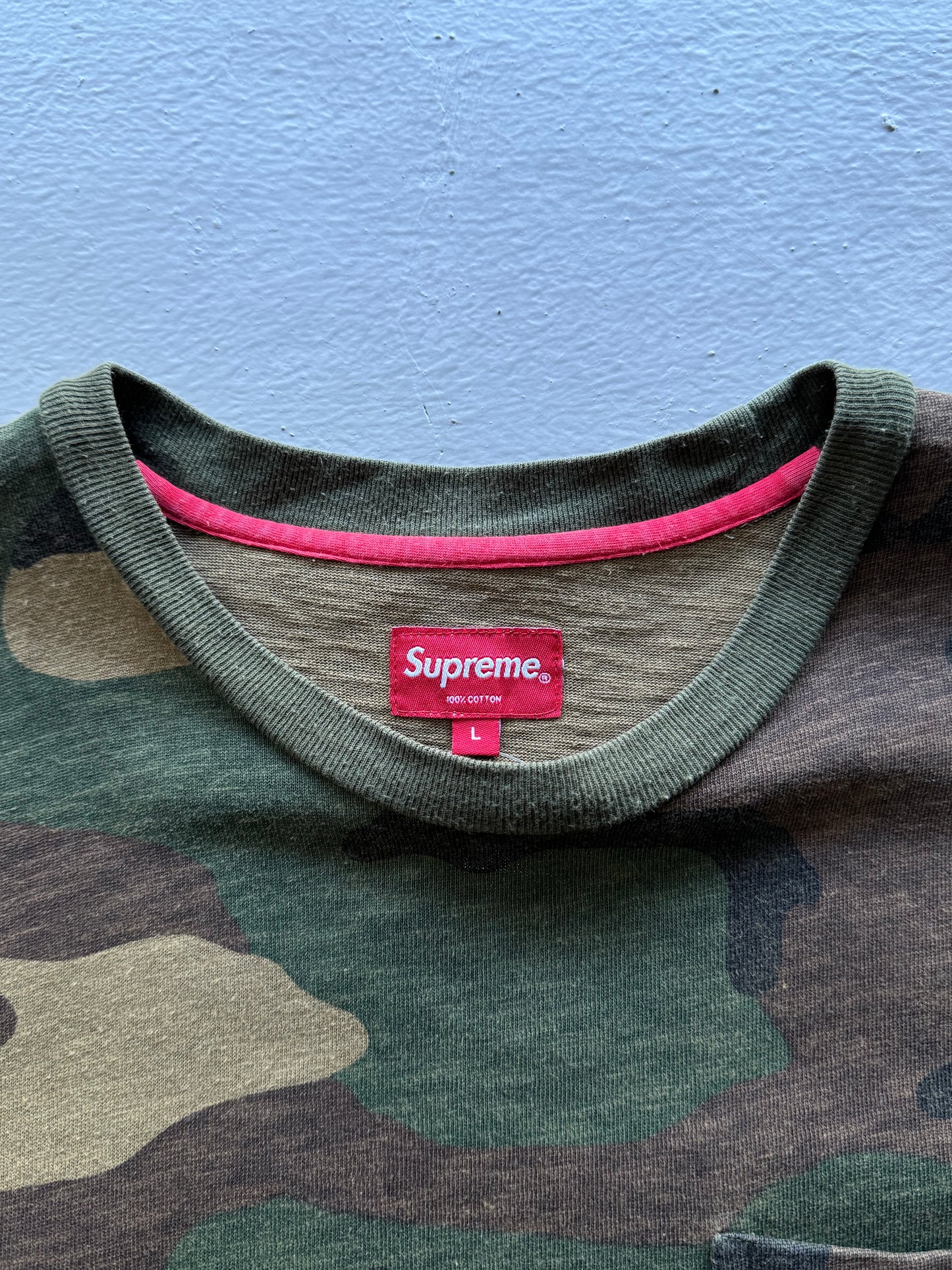 Supreme Camouflage Pocket Tee