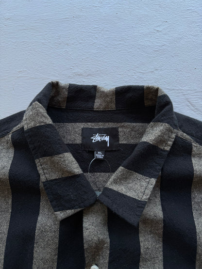 Stussy Stripes Button Down Polo