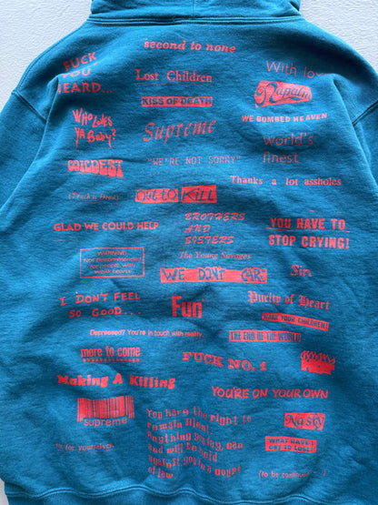 Supreme "Stop Crying" Hoodie