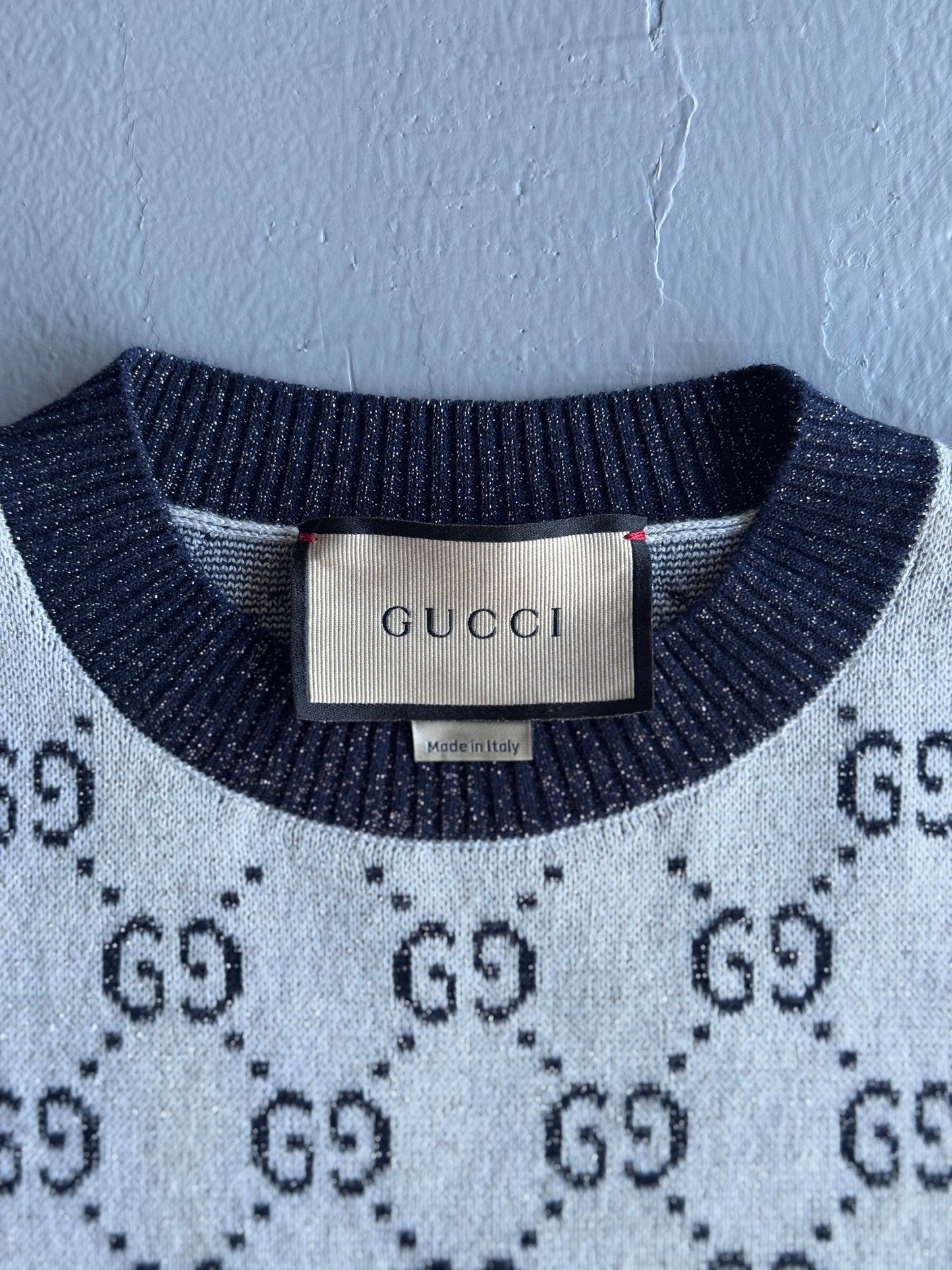 Gucci Monogram Knitted Top