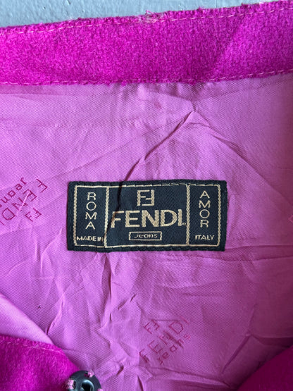 Fendi Denim Crop Jacket