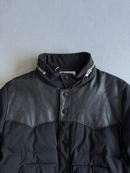 Saint Laurent Paris Puffer Leather Jacket