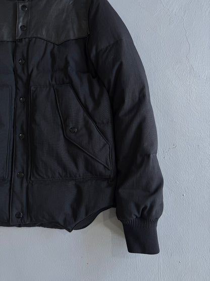 Saint Laurent Paris Puffer Leather Jacket