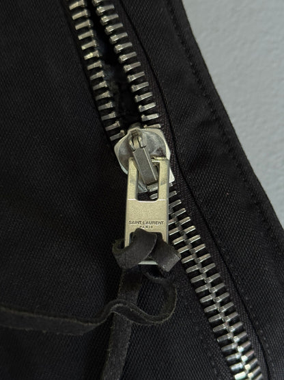Saint Laurent Paris Puffer Leather Jacket