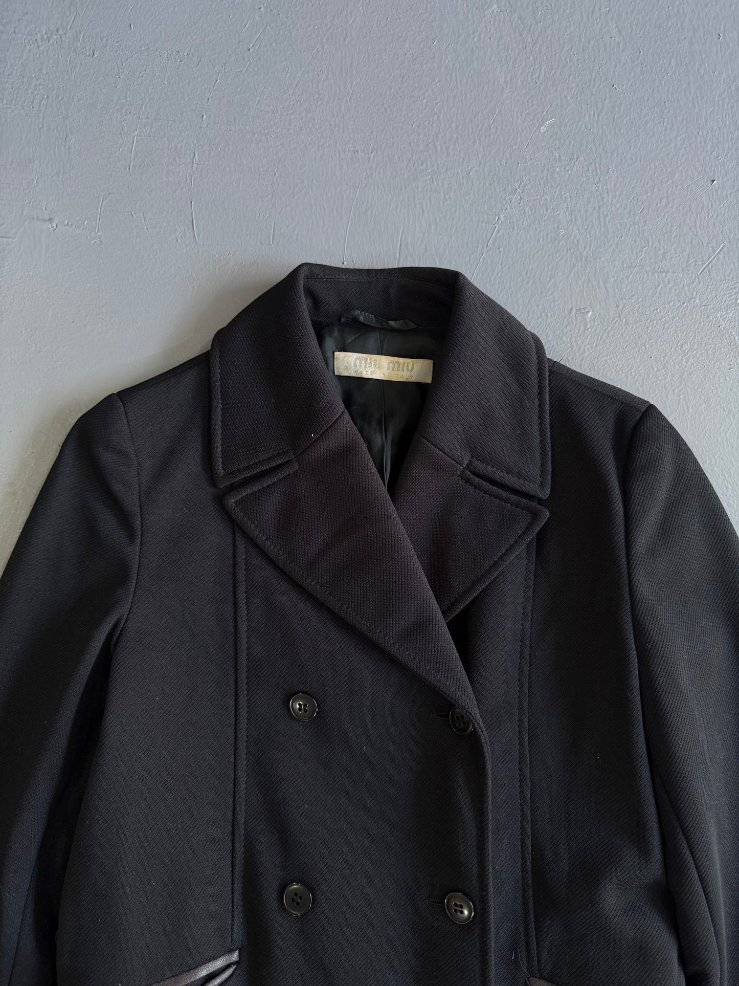 Miu Miu By Prada Belted Coat
