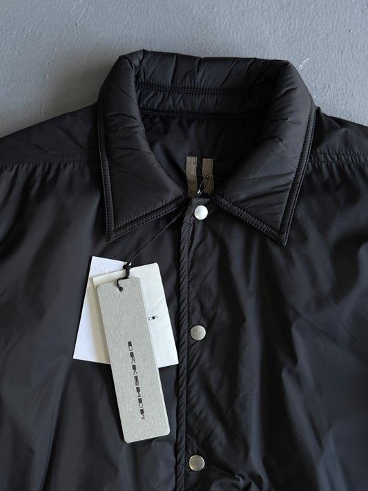 Rick Owens Snap Font Puffer Lined Jacket