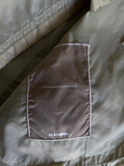 Jil Sander Wave Logo Nylon Coach Jacket