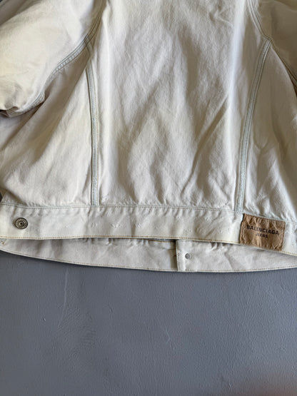 Balenciaga Distressed Denim Jacket