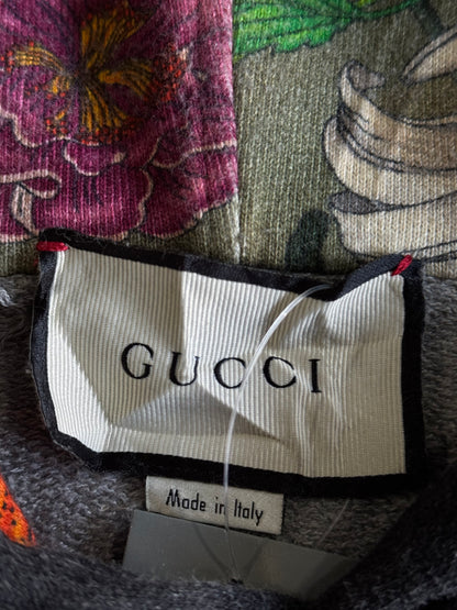 Gucci All-Over-Print Floral Hoodie