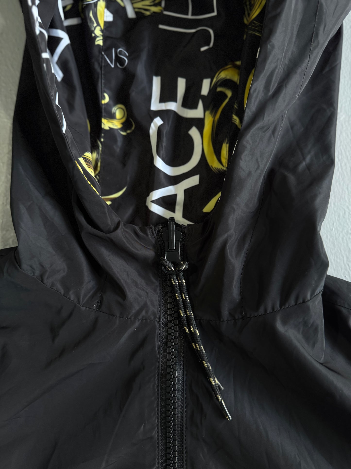 Versace Womens Reversible Hooded Windbreaker