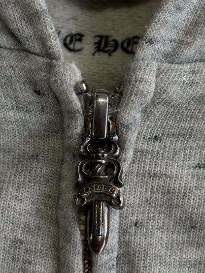 Womens Chrome Hearts Vine Dagger Zip Hoodie