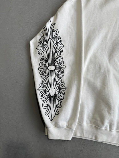 Vintage Chrome Hearts Vine Dagger Floral Crewneck
