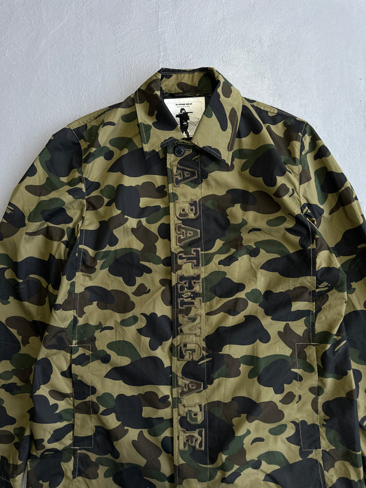 Bape Camouflage Trench Coat