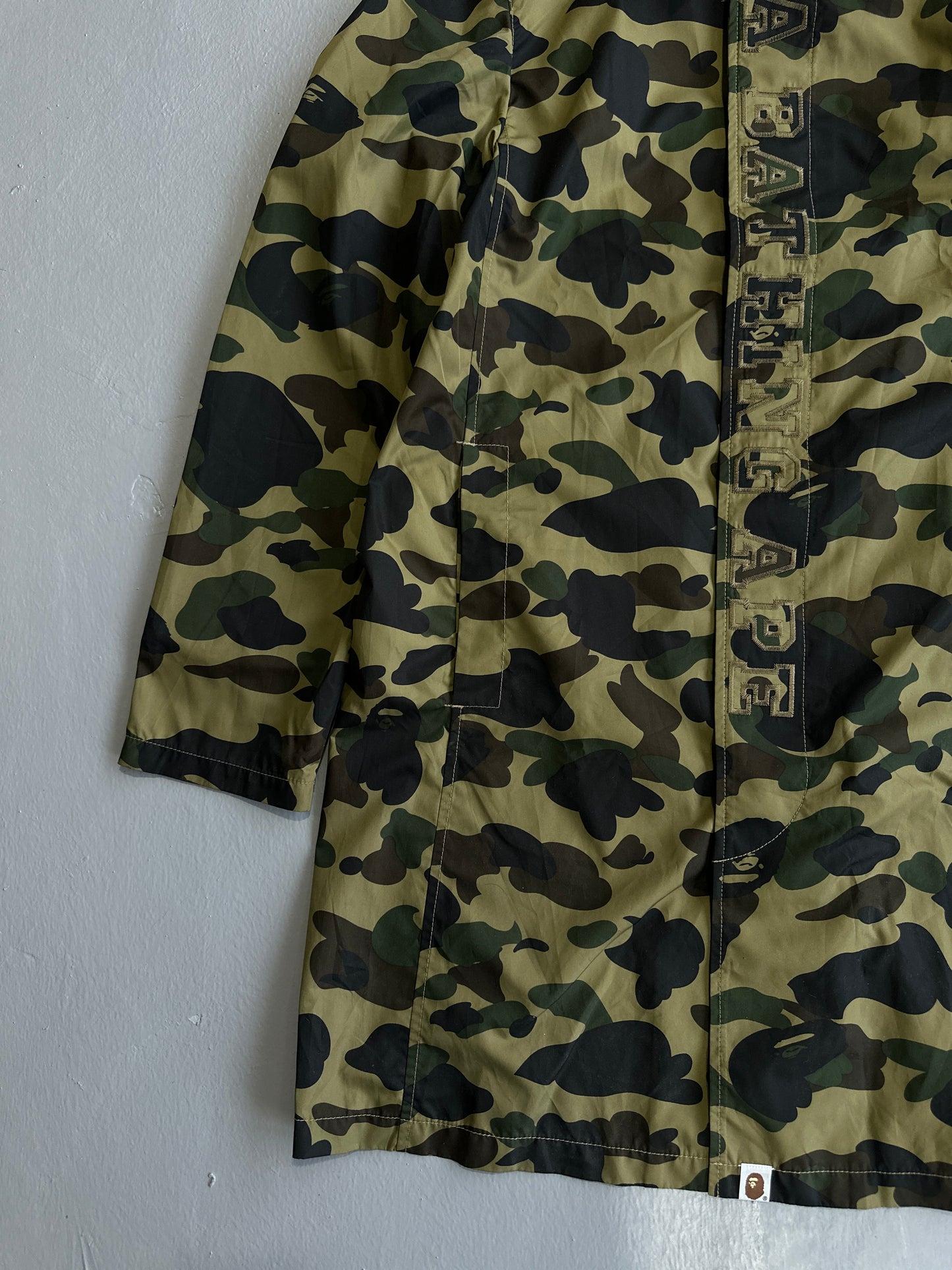 Bape Camouflage Trench Coat