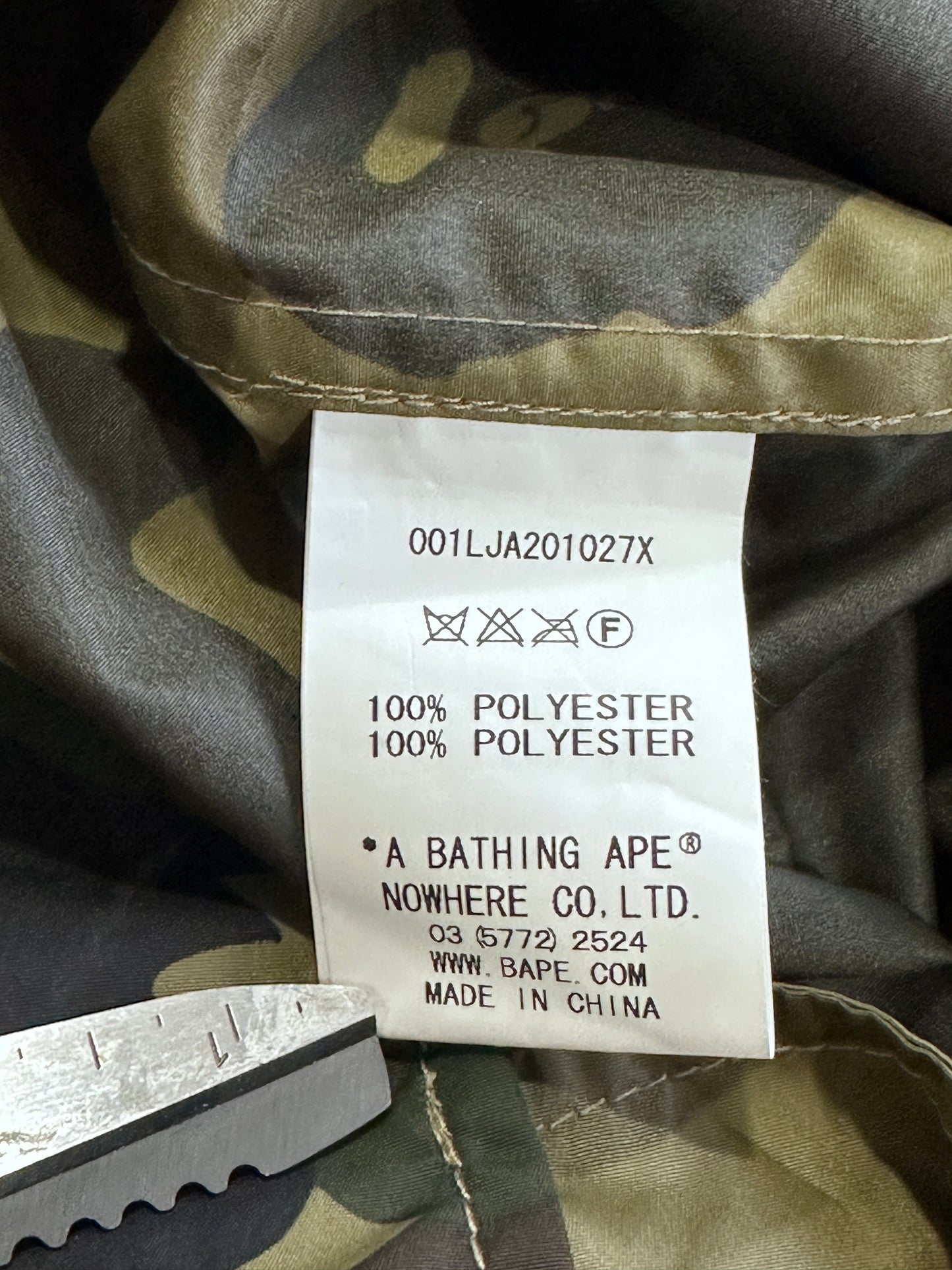 Bape Camouflage Trench Coat