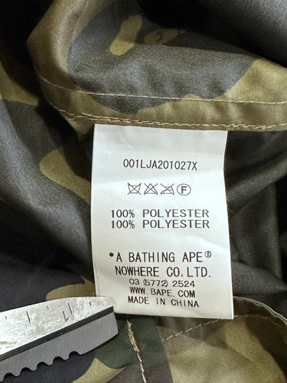 Bape Camouflage Trench Coat