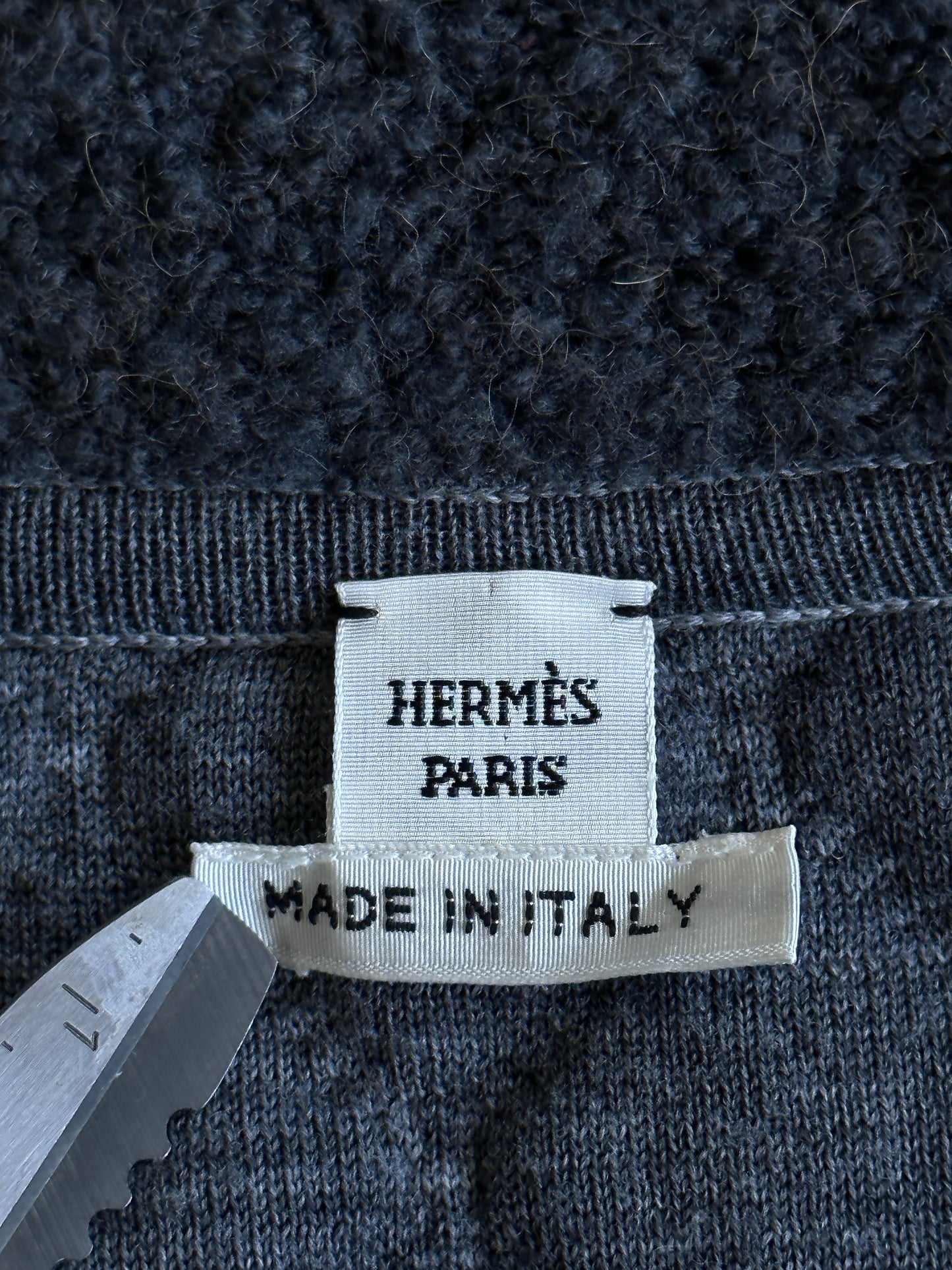 Hermes Quilted Crop Zip Hoodie
