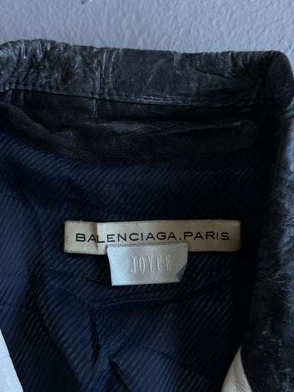 Balenciaga Womens Biker Leather Jacket