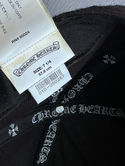 Chrome Hearts Embroidered logo Close Cap