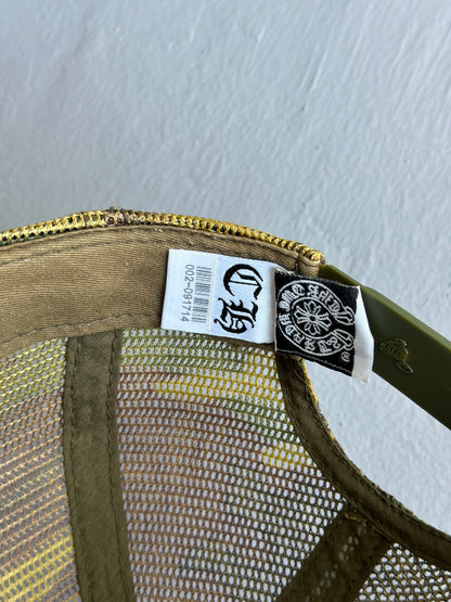 Vintage Chrome Hearts 'FUCK' Camouflage Trucker Hat