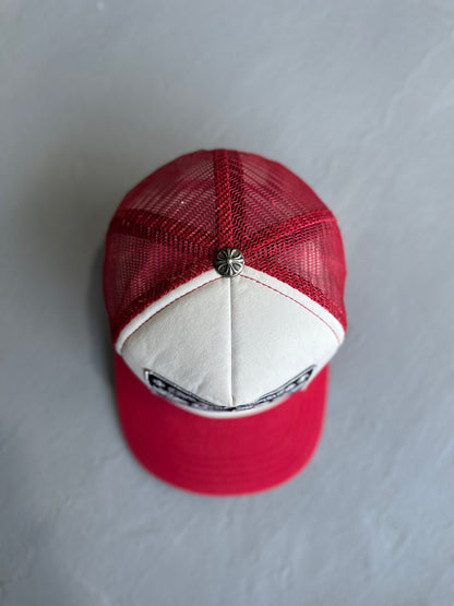 Chrome Hearts Hollywood Red Trucker Hat