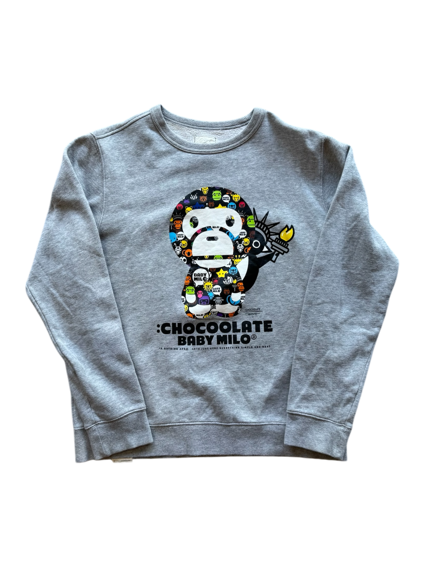 Chocoolate x Bape Baby Milo Crewneck