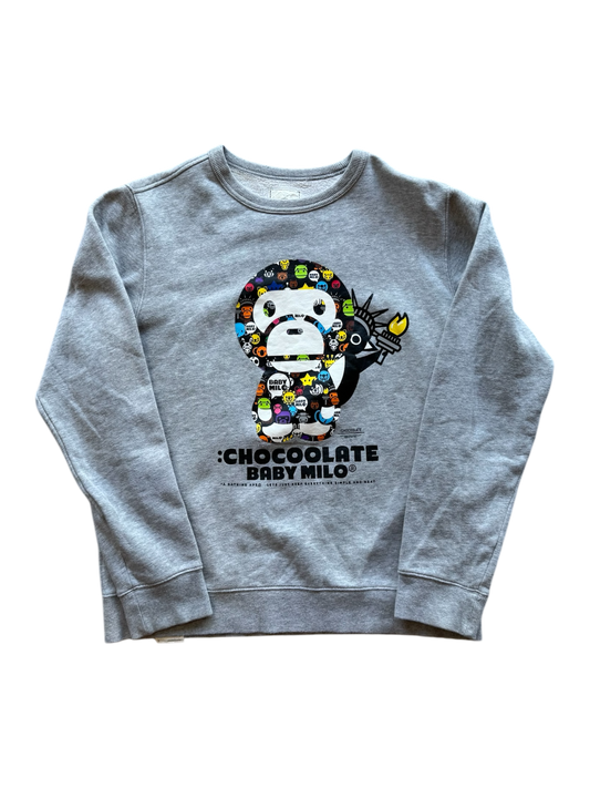 Chocoolate x Bape Baby Milo Crewneck