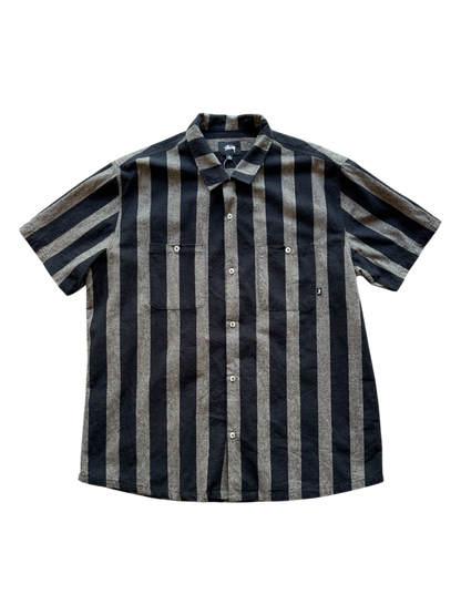 Stussy Stripes Button Down Polo