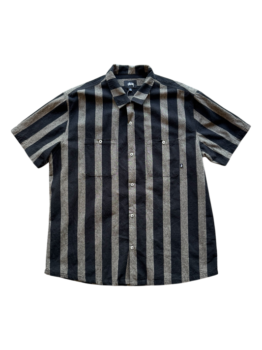Stussy Stripes Button Down Polo
