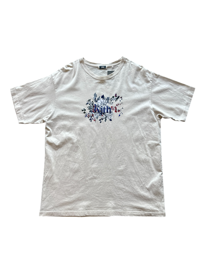 Kith Floral Embroidered Logo Tee