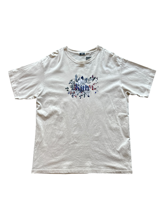 Kith Floral Embroidered Logo Tee
