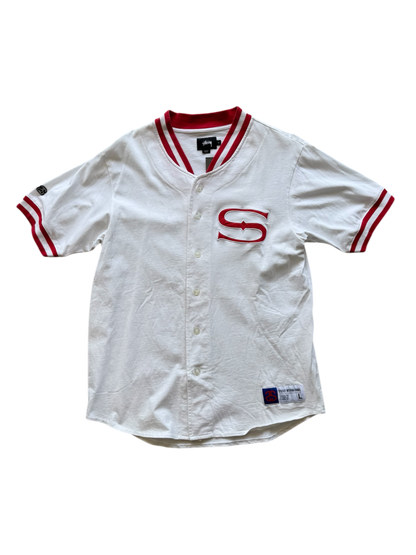 Stussy S Logo Baseball Jersey