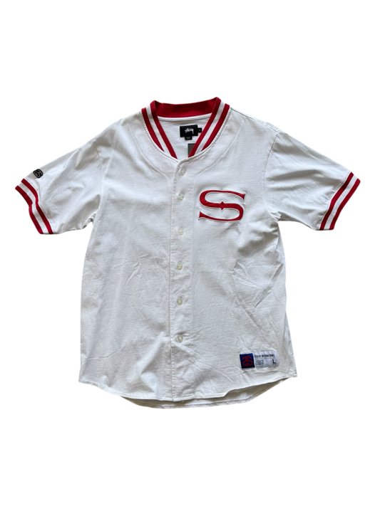 Stussy S Logo Baseball Jersey
