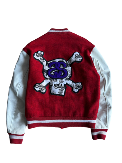 Vintage Stussy World Tour Varsity Jacket
