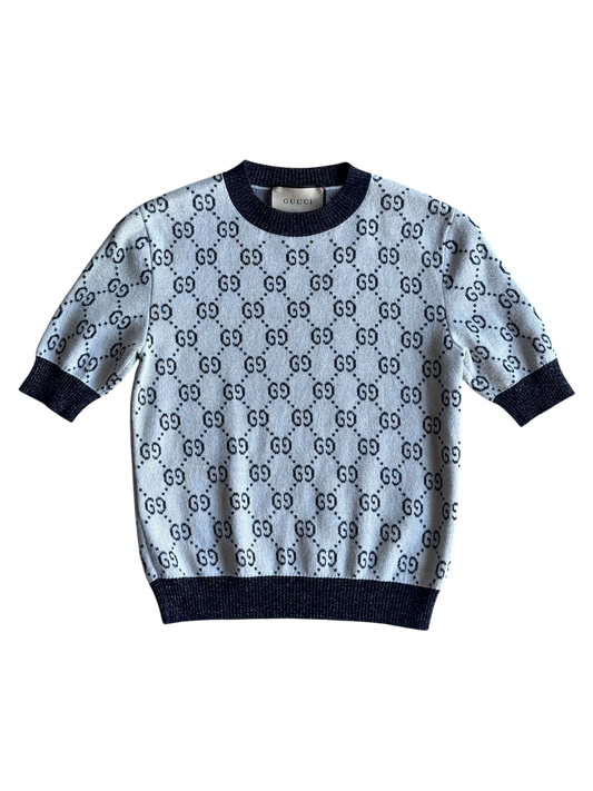 Gucci Monogram Knitted Top