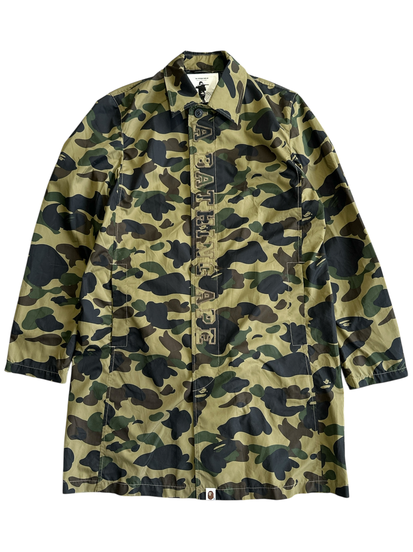 Bape Camouflage Trench Coat