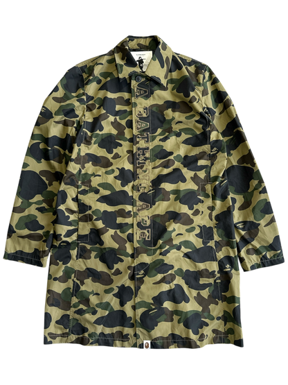Bape Camouflage Trench Coat