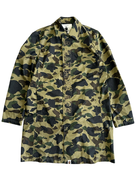 Bape Camouflage Trench Coat