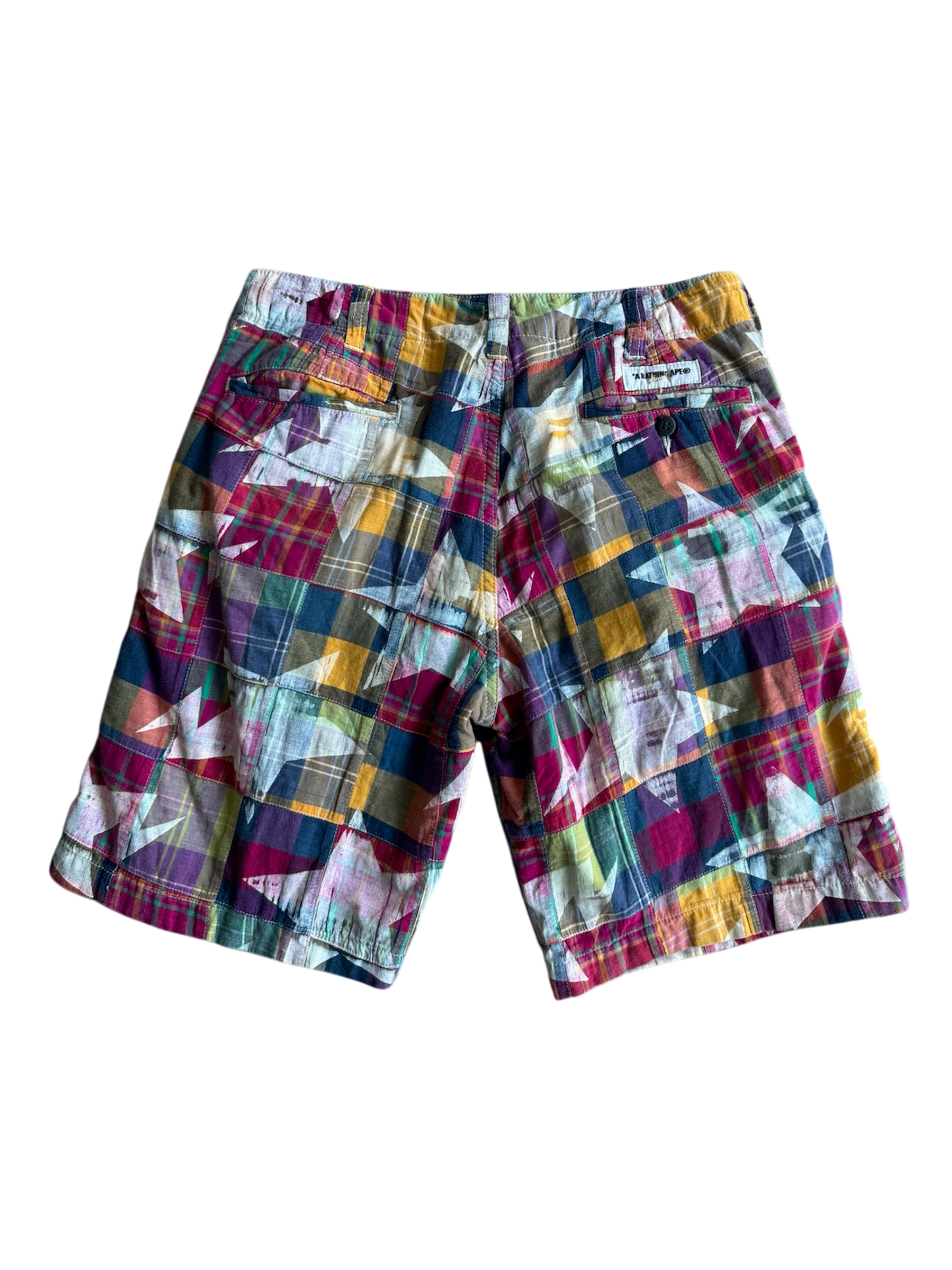 Bape Sta Plaid Shorts