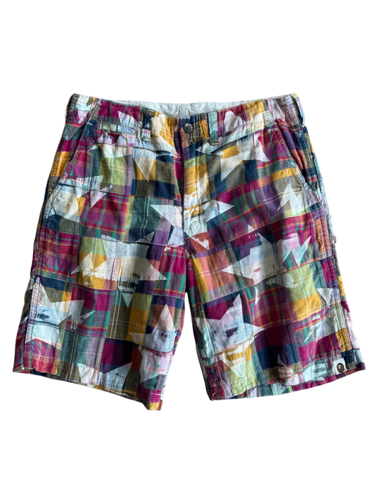 Bape Sta Plaid Shorts