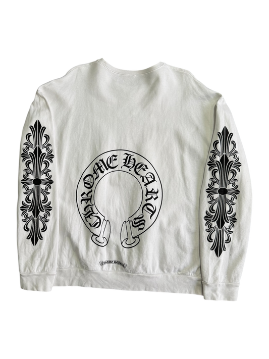 Chrome Hearts Horseshoe Floral Crewneck