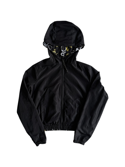 Versace Womens Reversible Hooded Windbreaker