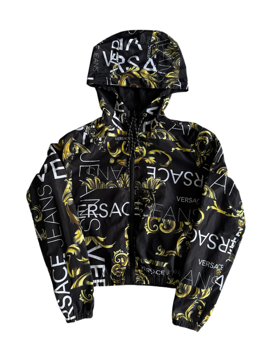 Versace Womens Reversible Hooded Windbreaker