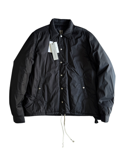 Rick Owens Snap Font Puffer Lined Jacket