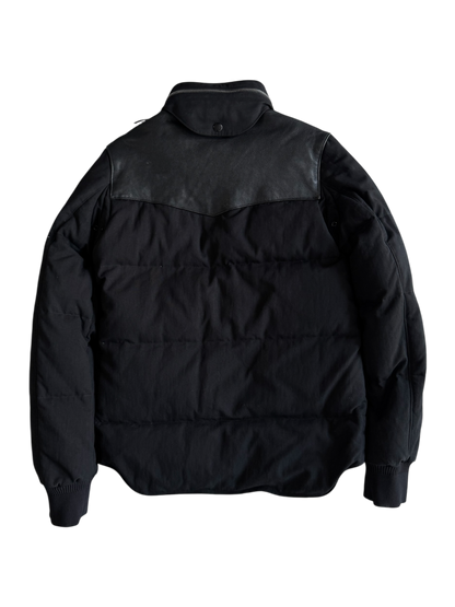 Saint Laurent Paris Puffer Leather Jacket
