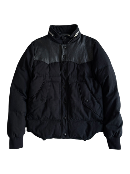 Saint Laurent Paris Puffer Leather Jacket
