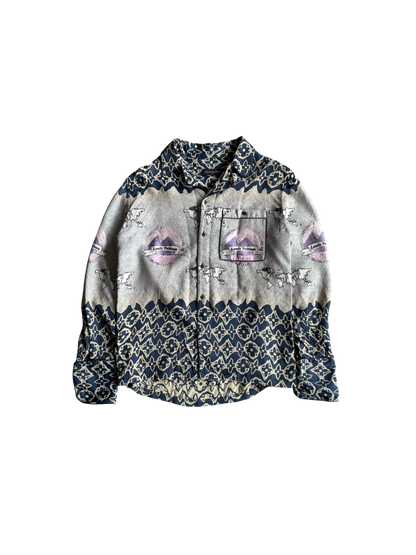 Louis Vuitton Wax Multicolor Silk Shiet